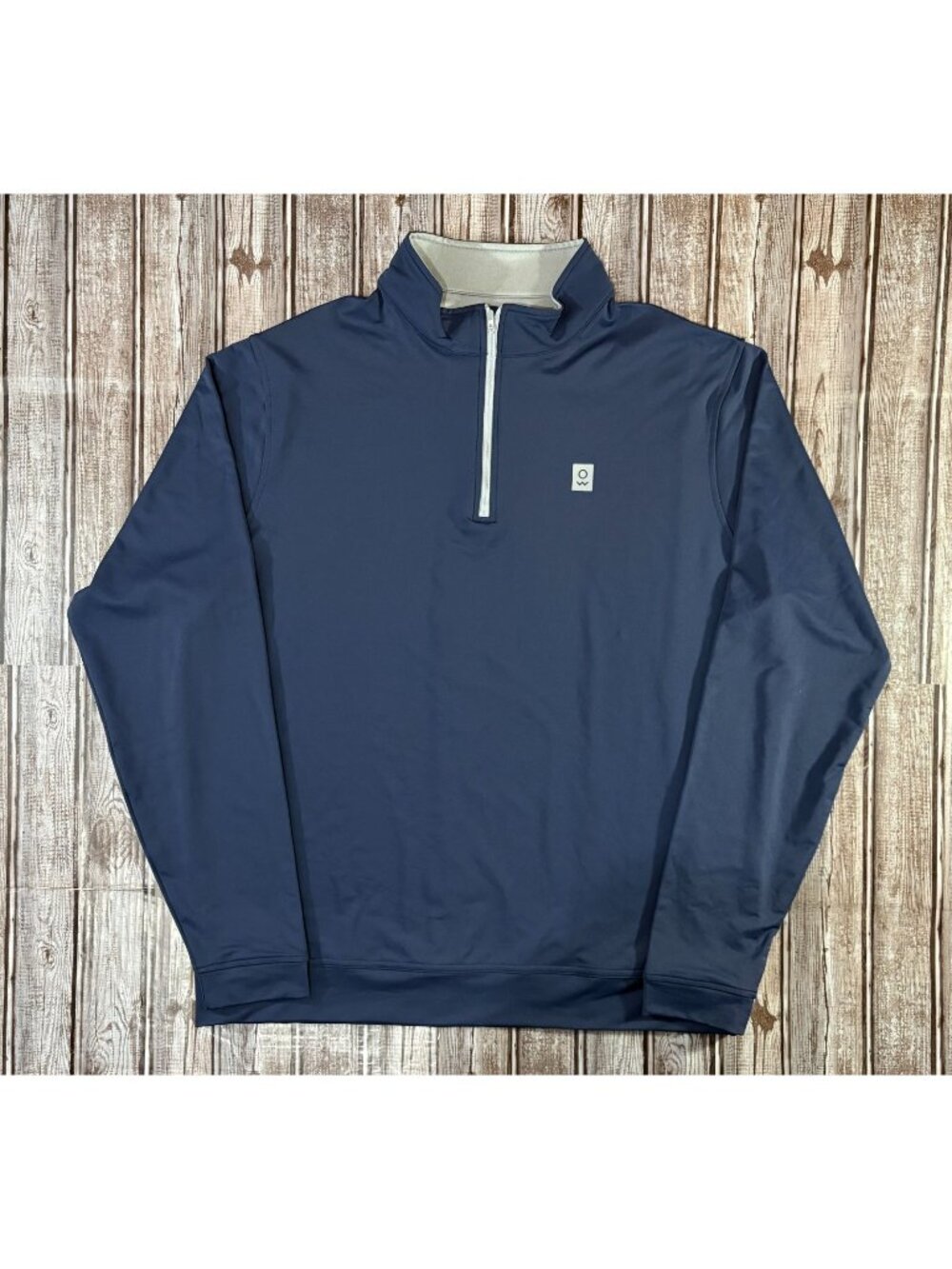 PETER MILLAR CROWN SPORT 1/4 Zip Pullover size Large color navy NWT